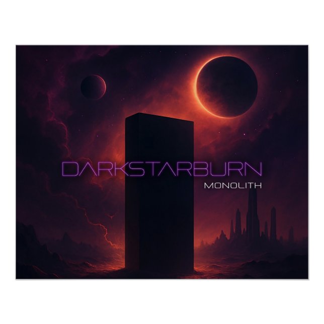 Pôster Monólito DarkStarBurn (Frente)
