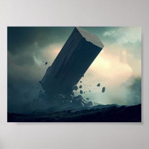 Poster Monolito Destruído