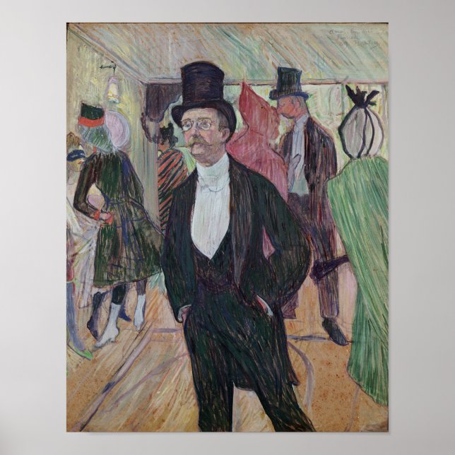 Pôster Monsieur Fourcade, 1889 (Frente)