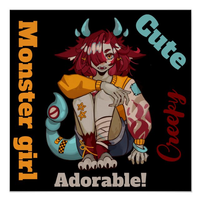 Pôster Monster girl (Frente)