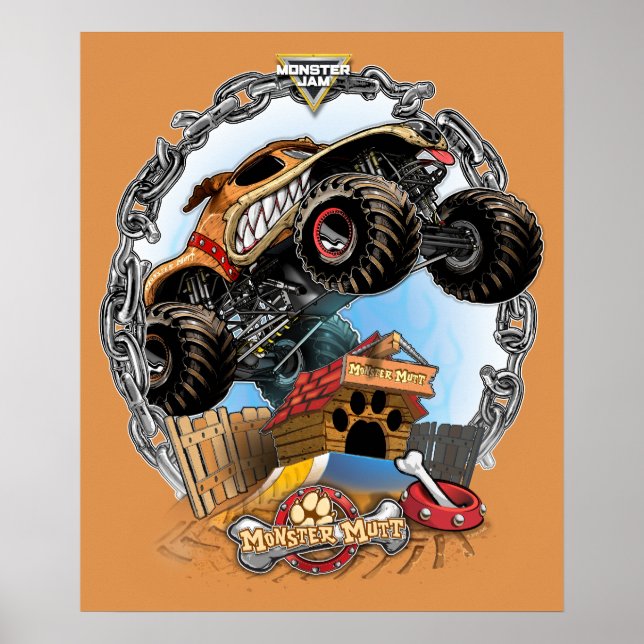 Poster Monster Jam Monster Mutt (Frente)
