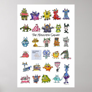 Pôster Monster Squad - Carregue sua foto