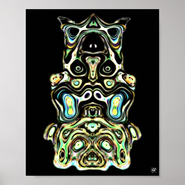 Poster Monster Totem 5 (Frente)