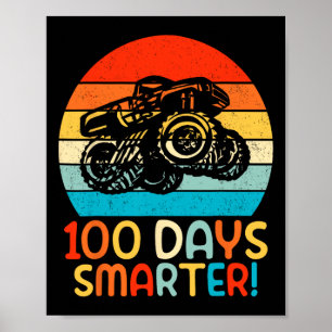Poster Monster Truck 100 Dias De Smar Na Escola