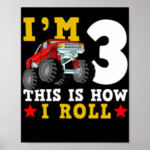 Poster Monster Truck IM 3 É assim que eu faço o anivers