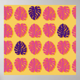 Poster Monstera havaiana design