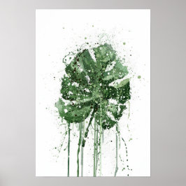 Poster Monstera Leaf 