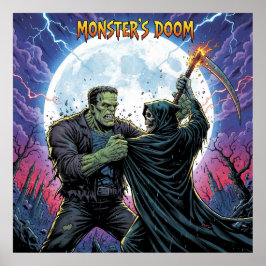 Poster Monsters Doom