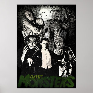 POSTER MONSTORES CLÁSSICOS