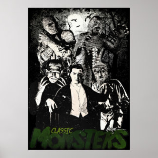 POSTER MONSTORES CLÁSSICOS