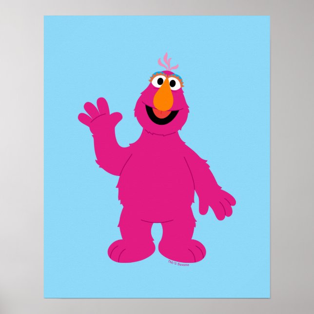 Poster Monstro da TV da Rua Sésamo (Frente)