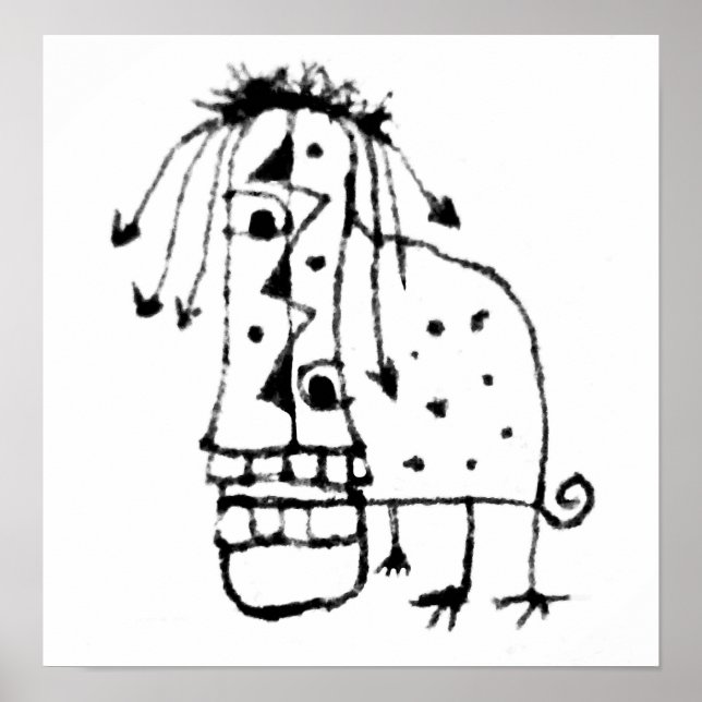 Poster Monstro de Animais Exótico (Frente)