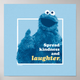 Poster Monstro de cookies   Espalhar gentileza e riso