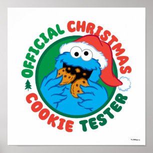 Poster Monstro de cookies   Testador Oficial de Biscoito 