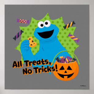 Poster Monstro de cookies   Todos Os Tratamentos, Sem Tru