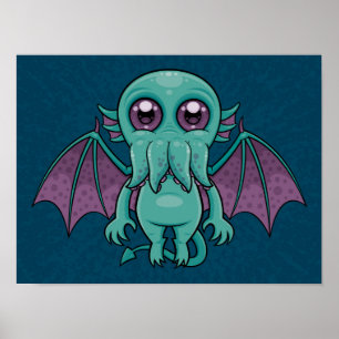 Poster Monstro de Cthulhu, Bebê