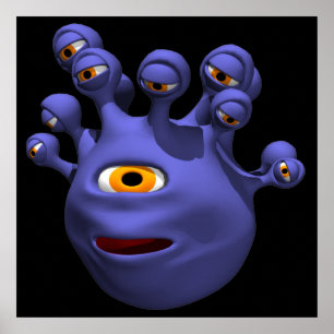 Poster Monstro de Olhos