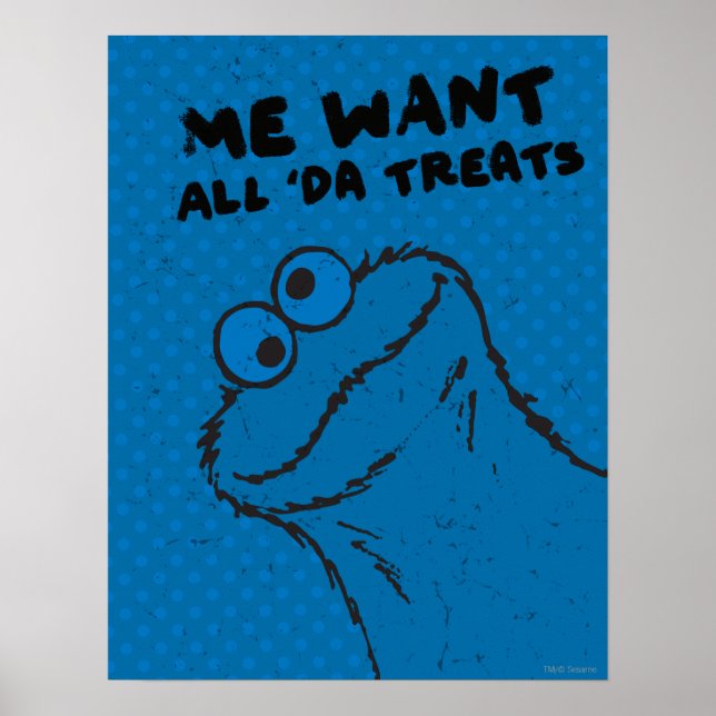 Pôster Monstro do Biscoito - Todos Os Tratamentos Da! (Frente)