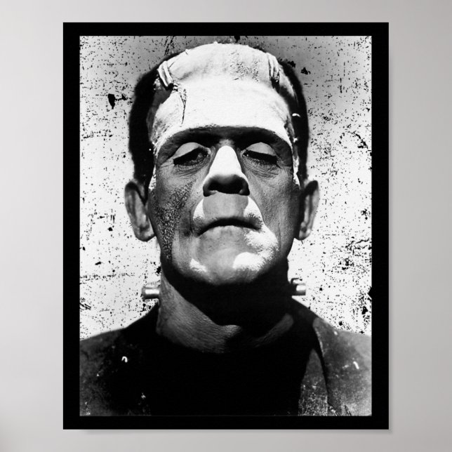 Poster Monstro do Filme de Horror de Halloween 1 (Frente)