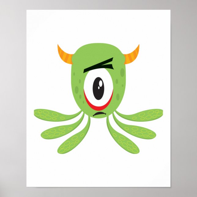 Pôster monstro dos ciclistas bobos (Frente)