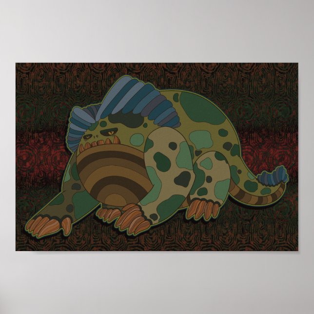 Poster Monstro Sapo (Frente)