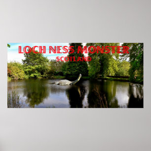 Pôster monstro scotland de Loch Ness