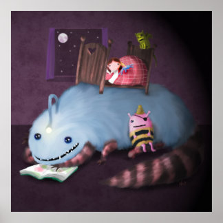 Pôster Monstro Sob A Cama