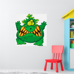 Poster Monstro Verde Louco