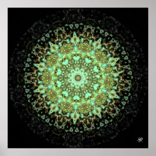 Poster Monstros de Mandala