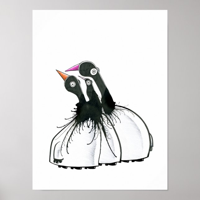 Poster Monstros de Três Partidos (Frente)