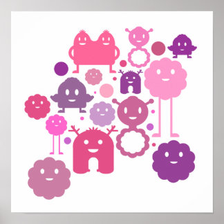 Pôster Monstros Impressão!