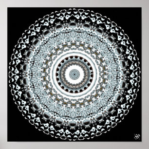 Poster Monstros Mandala 2