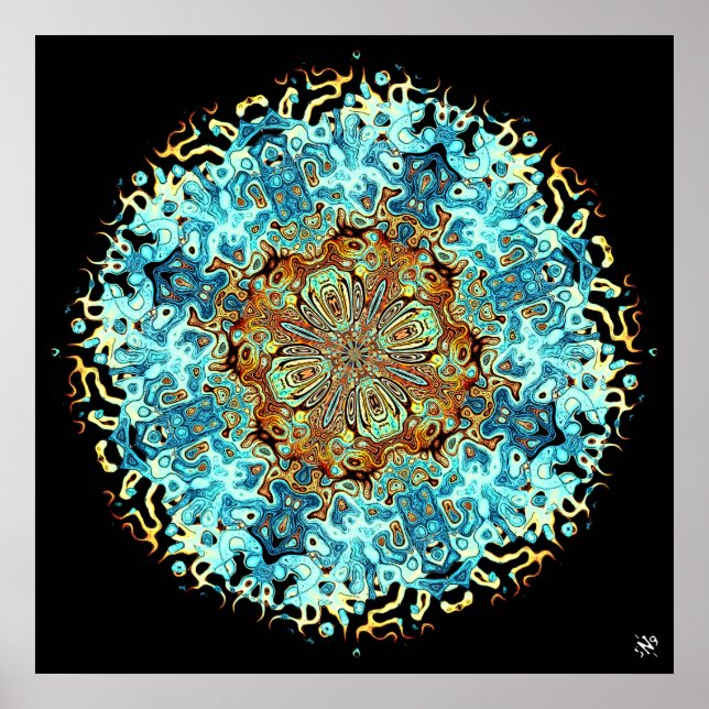 Poster Monstros Mandala 4 (Frente)