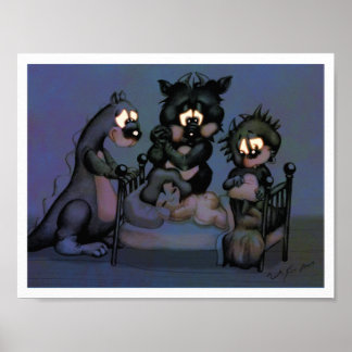 Pôster Monstros no meu quarto