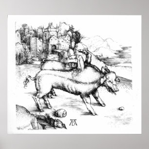 Pôster Monstrous Pig