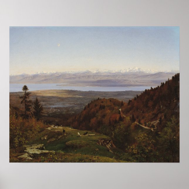 Pôster Mont-Blanc de Santo-Cergues, 1869 (Frente)