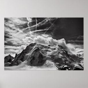 Pôster Mont Blanc du Tacul visto do Aiguille du