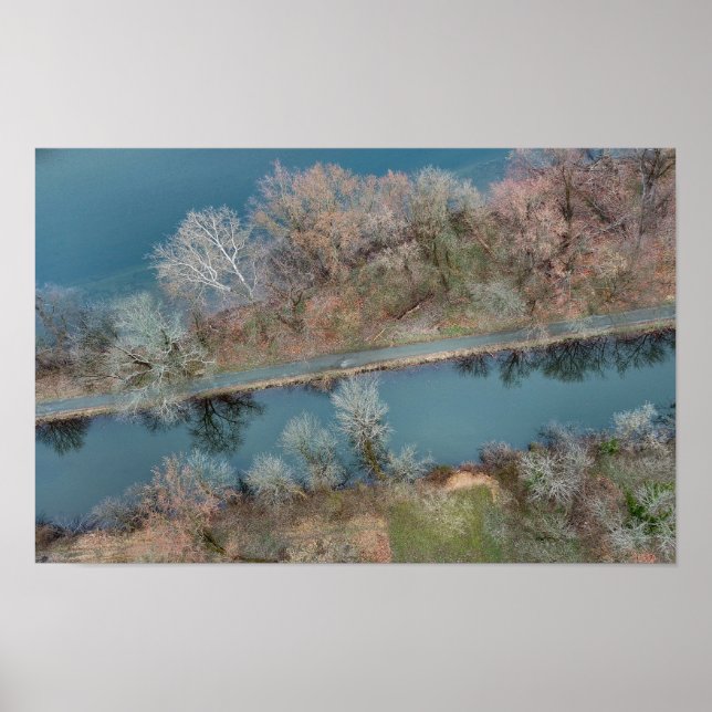 Poster Mont Clare Schuylkill Canal PA (Frente)