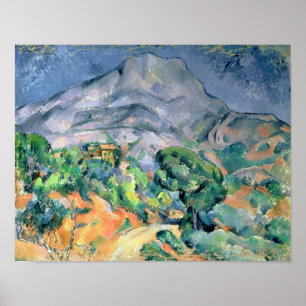 Pôster Mont Sainte-Victoire, 1900