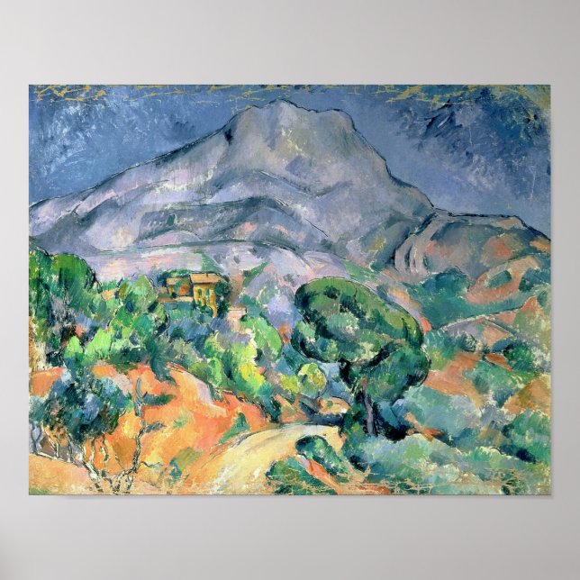 Pôster Mont Sainte-Victoire, 1900 (Frente)