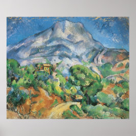 Poster Mont Sainte Victoire Acima de Tholonet, Paul Cezan