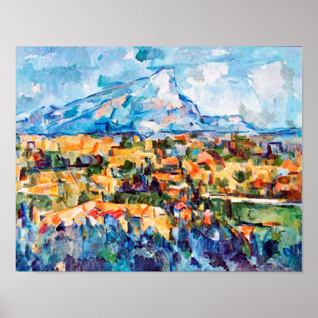 Poster Mont Sainte-Victoire, Paul Cezanne (Frente)
