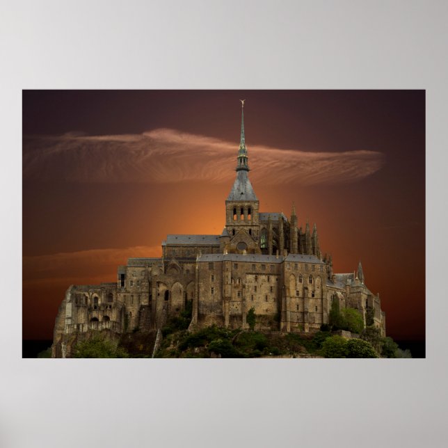 Pôster Mont-Santo-Michel (Frente)