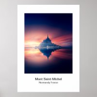 Poster - Mont Santo - Michel Normandy França
