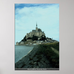 Poster Mont St. Michel, Normandy, France