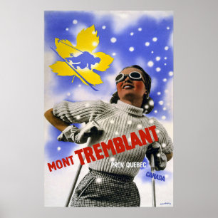 Poster "Mont Tremblant" Viagens Clássicas