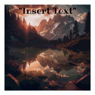 Pôster Montagens do Espelho