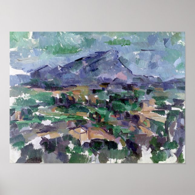 Poster Montagne Sainte-Victoire, 1904-06 (Frente)