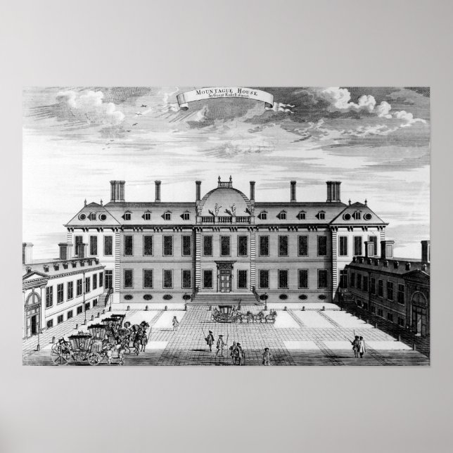 Poster Montague House, Excelente Russell Street (Frente)