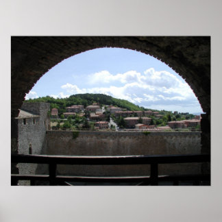 Poster Montalpuciano, Itália